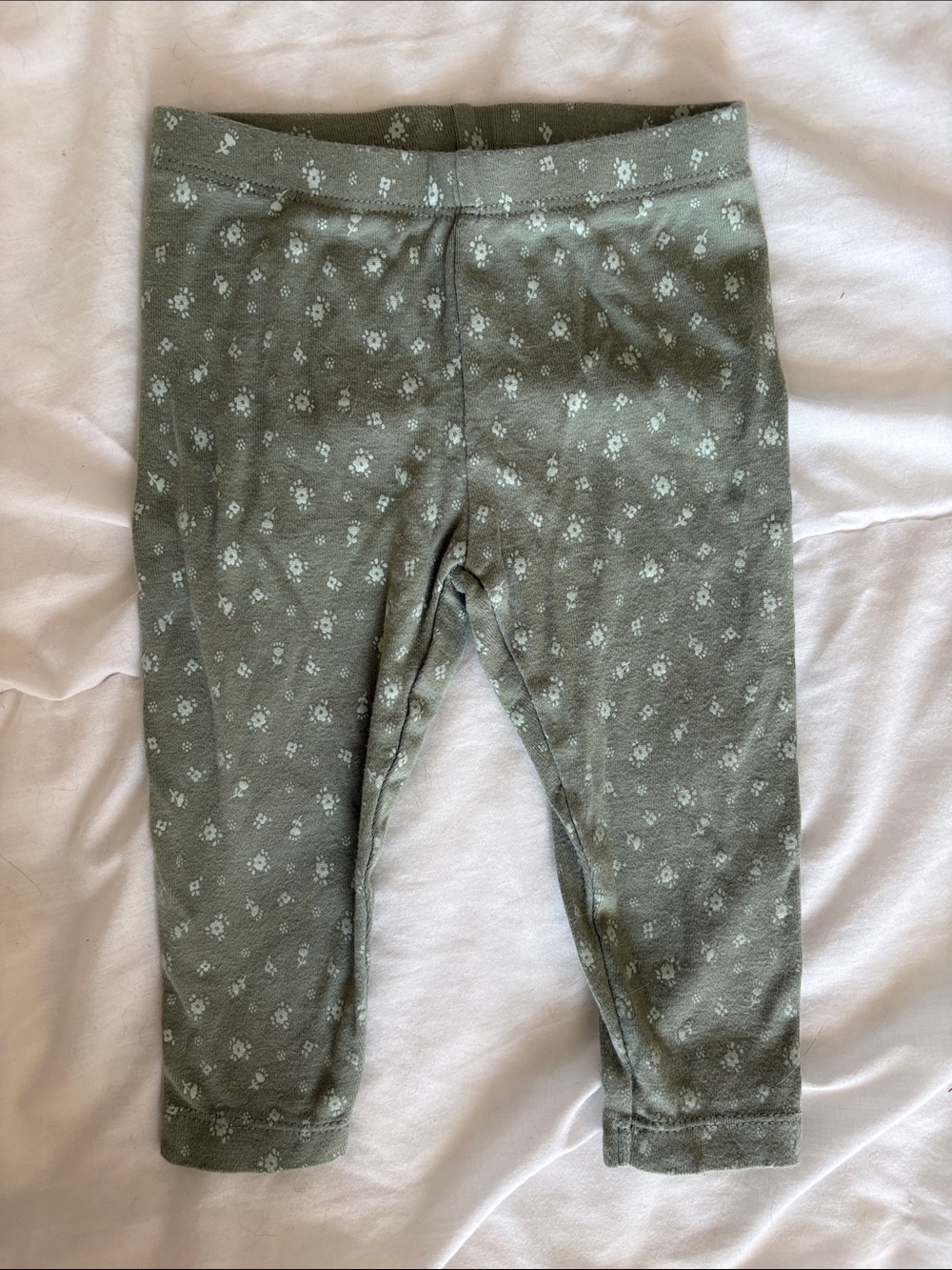 Carter’s Light Green Floral Print Leggings